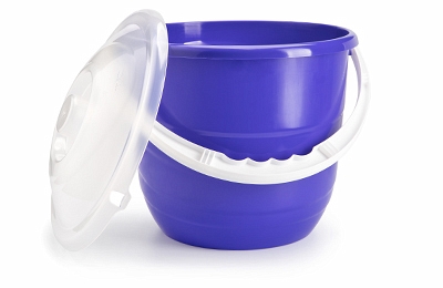 Bucket "Practic plus" 10 L, azure-blue